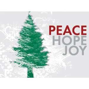  Holiday Card   Peace Hope Joy