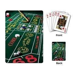 Craps Table Gambler Game Playing Cards New  