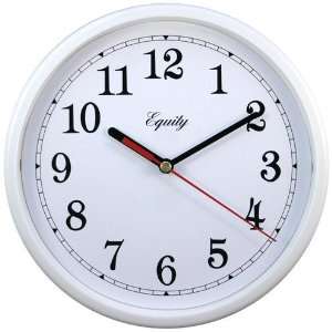    Equity by La Crosse 25011 8 Inch White Clock
