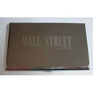  Wall Street Metal Business Card Holder