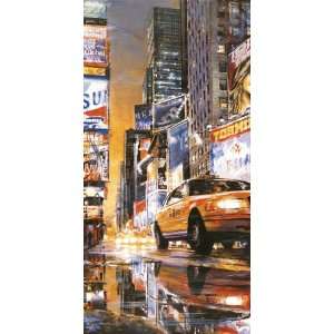  Matthew Daniels 20W by 39H  Time Square Perspective II 