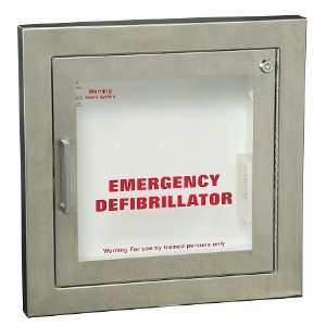  Semi Recessed Stainless Steel AED Wall Cabinet w/1.5 