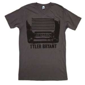 Tyler Bryant Grey V Neck Tshirt