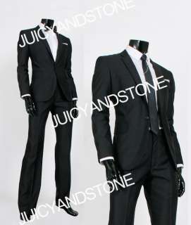New Mens Fashion Stylish Slim Fit One Button Suit XZ06  