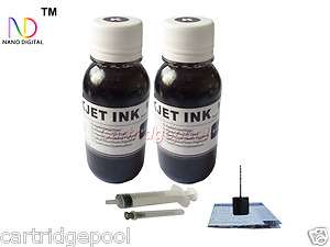 8oz Black Refill Ink kit for CANON PG 40 MP150 160 170 JX 200 ip1600 