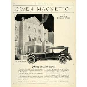 1920 Ad Wilkes Barre Pennsylvania Owen Magnetic Automobile Vintage Car 