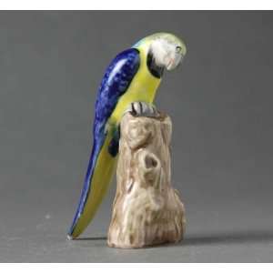 Miniature Porcelain Animals Jungle Wild Life Macaw #706 