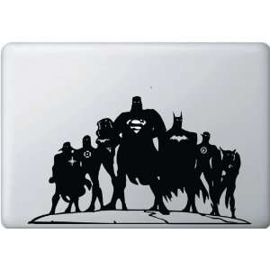  Justice League Silhouette   Vinyl Laptop or Macbook Decal 