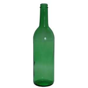  750 ml Green Glass Claret Bottles, screw top Everything 