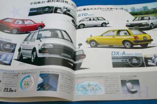 TOYOTA FF1300 Starlet japanese Brochure 1985 EP71 Prospekt  