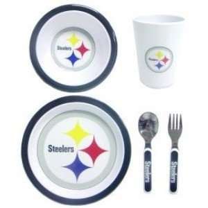  Pittsburgh Steelers NFL Childrens 5 Piece Dinner Set 