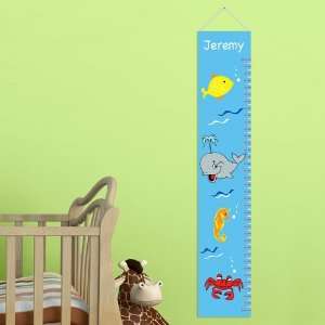   Room Growing Under the Sea Height Chart Decoration 