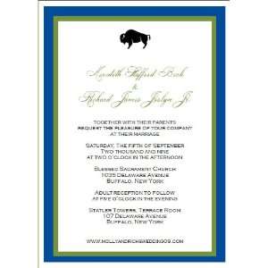  Buffalo Wedding Invitations Package Health & Personal 