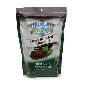 Blue Diamond Almonds, Oven Roast Mint Dark Chocolate, 14 Ounce  