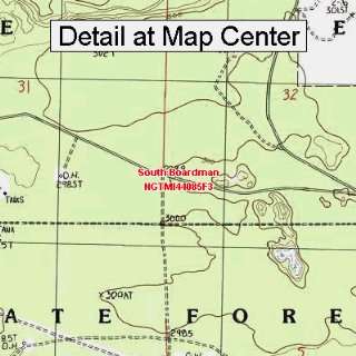   Map   South Boardman, Michigan (Folded/Waterproof)