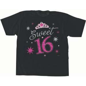  Sweet 16 Glitter T Shirt