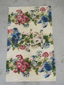 Vintage Cotton Floral 30s or 40s 3769 Fabric Drapery  