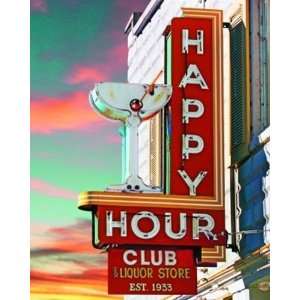  Happy Hour Club Wall Mural