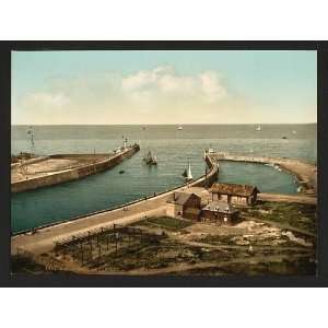  The piers, Dieppe, France,c1895