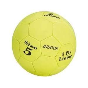  Champro Indoor Soccer Ball Yellow Size 5 Sports 