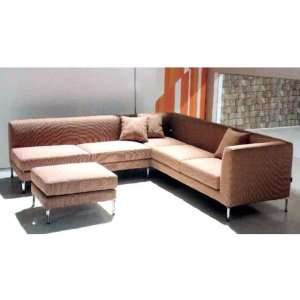  Wholesale Interiors Fabric Sectional Sofa WICF 46 3PC 