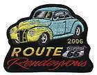 Route 66 Rendezvous 2006 Iron On Biker Car Auto Patch 1940 Ford