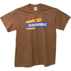 Oldsmobile Olds Sign Brown Tee Shirt NWT  