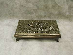 50 YEARS OLD STERLING SILVER EUROPEAN CIGAR BOX  