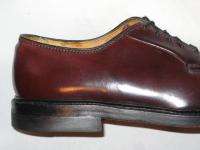 Vintage FLORSHEIM Imperial Oxford Shoes Cordovan Burgandy 10.5 D 