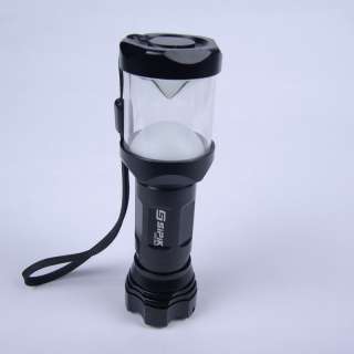 Sipik CK56 Black Three Modes Tail Switch Camping Flashlight With A 