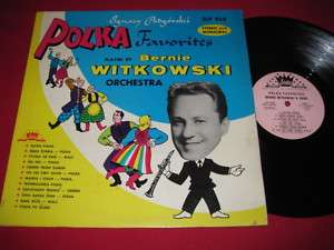 POLKA FAVORITES LP BERNIE WITKOWSKI RARE POLKA STELLA  