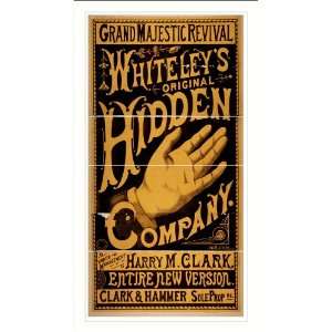 Historic Theater Poster (M), Whiteleys Original Hidden Hand Company 