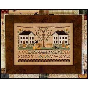  Two White Houses   Cross Stitch Pattern Arts, Crafts 