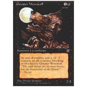  Magic the Gathering   Greater Werewolf   Homelands Toys & Games