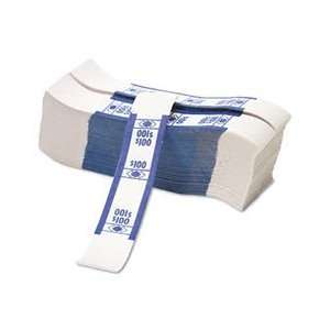   Self Adhesive White Kraft Currency Bands, Color Coded