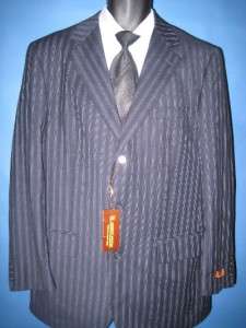 Clearance 42R NWT navy ps ~Kenneth Morton~ 100% wool suit 36W