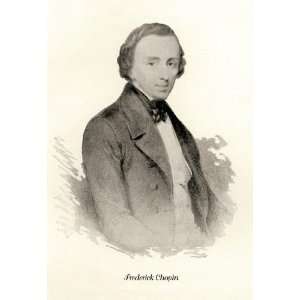 Frederick Chopin 12x18 Giclee on canvas 