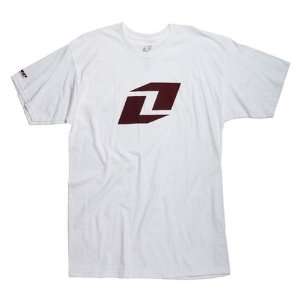  One Industries Timeless T Shirt   Medium/White/Maroon 