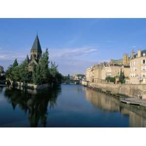  Banks of the Moselle River, Old Town, Metz, Moselle 