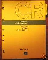 John Deere 4420 Tractor Parts Catalog spanish argentine  
