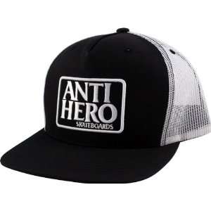   Reserve Mesh Hat Adjustable Black White Skate Hats
