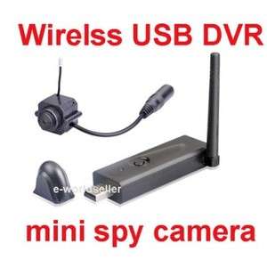 Wireless Spy Nanny Mini Camera + USB wireless DVR kit  