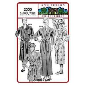  Stretch & Sew Classic Ladies and Mens Robes Patterns By 