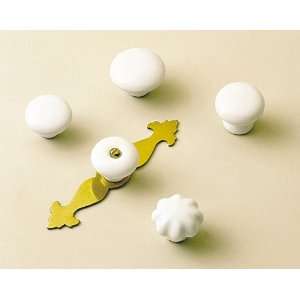  Belwith Products Whistlestop Knob, White