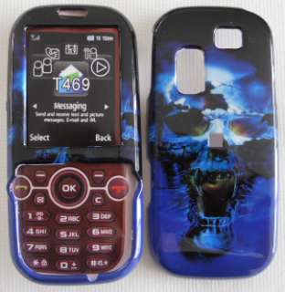 Samsung Gravity 2 T469 469 Blue Sea Skull Hard Case Cover Phone  