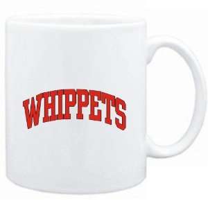  Mug White  Whippets ATHLETIC APPLIQUE / EMBROIDERY  Dogs 
