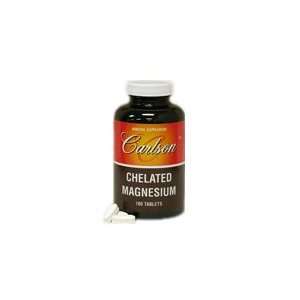   Chelated Magnesium 180 Tablets   Carlson Labs