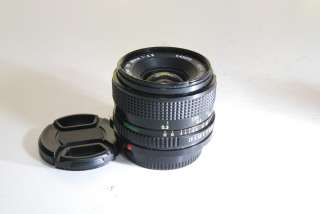 Canon 28mm f2.8 lens FD manual focus rated B 0082966211836  
