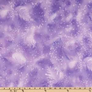  45 Wide Fossil Ferns African Violet Fabric By The Yard 