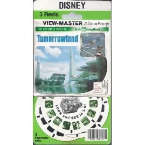  Walt DisneyWorld Tomorrowland 3d View Master 3 Reel Set 